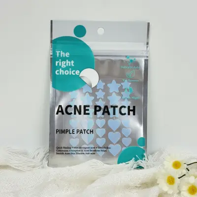 Heart and Star Pimple Patch, Makeup-Compatible, Pus-Absorbing Acne Patch - 13