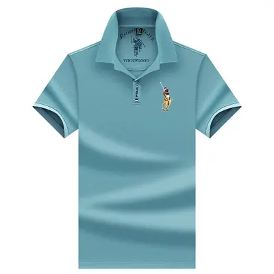 Herren Kurzarm-Poloshirt, einfarbig, feuchtigkeitsableitend - 13