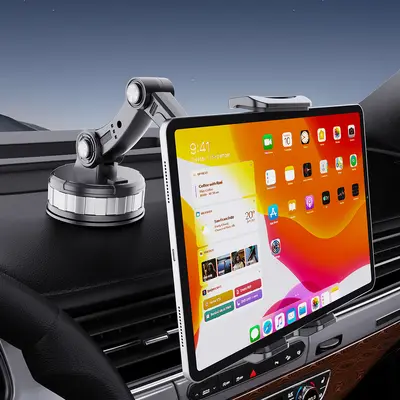 Araç İçi Telefon Tutucu Vantuzlu Gösterge Paneli Sarsıntı Önleyici Tablet ve Telefon Uyuml - 3