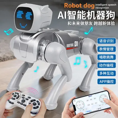 Children's AI Smart Robot Dog, Remote Control Programmable Toy