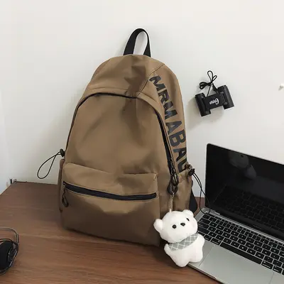 Men's Backpack for College and High School Students, Minimalist Korean Style - 10