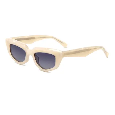 Retro Small-Frame Cat-Eye Sunglasses for Women, Acetate - 11