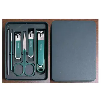 In Stock Anti-Splash Nail Clipper 6-Piece Set Ear Pick Nail Care Manicure Household Kit Multi-Color Customized Printing Nail Scissors - 9