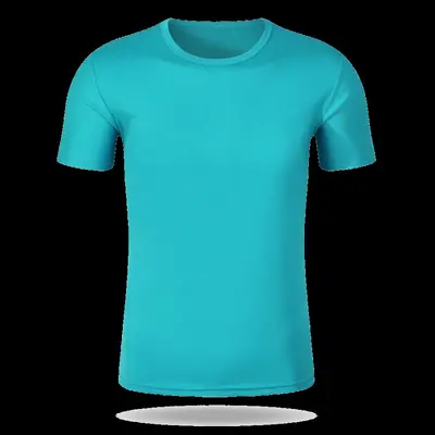 Quick-Dry Custom Logo Printed Round Neck Short Sleeve T-Shirt - 10
