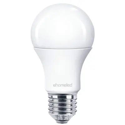 LED plastik kaplı alüminyum ampul A60 ev tipi ultra parlak E27 B22 vidalı duylu beyaz ışık sıcak ışık enerji tasarruflu ampul