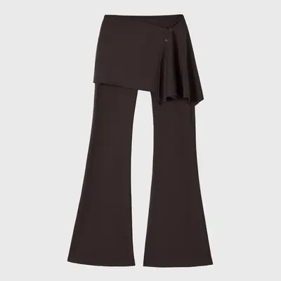Two-Piece High-Waist Yoga Pants, Micro Flare, Butt-Lifting Panel - 9