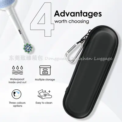 Travel Electric Toothbrush Case, Compatible with Oral-B/Philips Sonicare/Aquason - 6