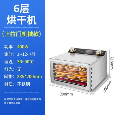 Household Food Dehydrator, Compact Multifunctional for Fruit, Vegetables and Jerky - 7