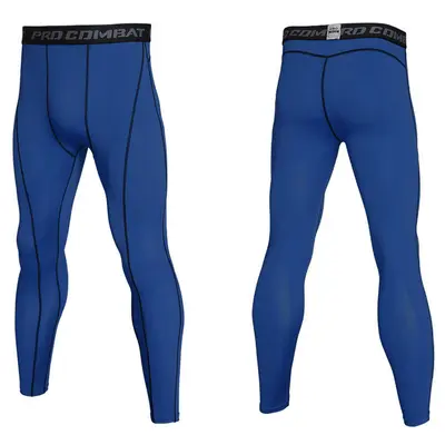 Men's long pants sports fitness quick-dry training basketball running athletics compression moisture-wicking high elastic tight leggings