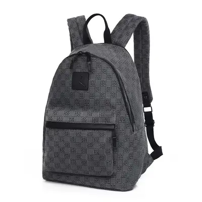 Fashion ladies skateboard print letter backpack, stitched, school bag, travel bag, fashionable brand plaid unisex sports backpack - 12
