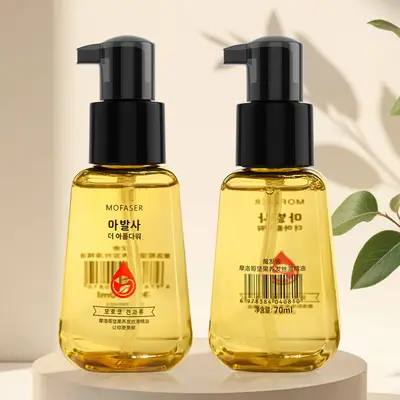 Dropshipping Fas Argan Yağı Saç Bakım Yağı Durulama Gerektirmeyen Besleyici Saç Yumuşatıcı Kuru ve Kabarık Saçları Onarır Mo Fa She