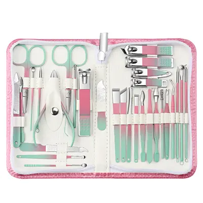 30-teiliges Edelstahl-Pediküre-Set