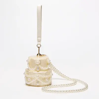 Women's Single Shoulder Crossbody Bag, Special Shaped Acrylic Shell Clutch for Weddings - 12