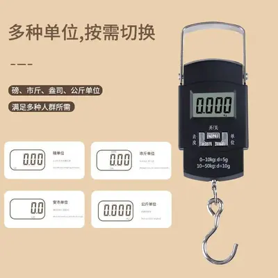 Mini portable electronic handheld scale with hook