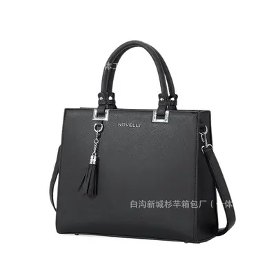 Women's Large Capacity Soft Leather Single Shoulder Crossbody Bag - 6