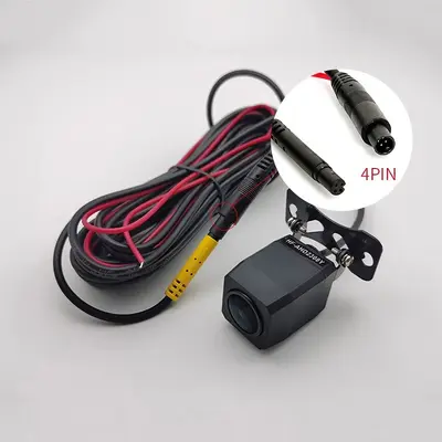 Flow 1080P wide high-definition night vision 4-hole AHD720P driving recorder rear pull camera reverse image - 9