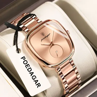 POEDAGAR Women's New Model Student Watch Waterproof Luxury Fashion Quartz Watch Live Streaming Foreign Trade Hot-Selling Wristwatch - 8