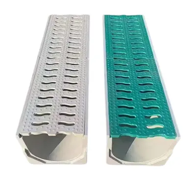 Fiberglas U tip drenaj kanalı, reçine, hızlı akış oluklu