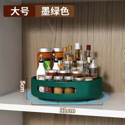 360-degree rotating spice rack kitchen spice multi-functional spice storage box storage shelf - 8