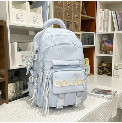 Large-Capacity Multi-Layer School Backpack, Lightweight with Laptop Compartment - 9