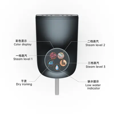 Tragbares Dampfbügeleisen, handgeführt, multifunktional