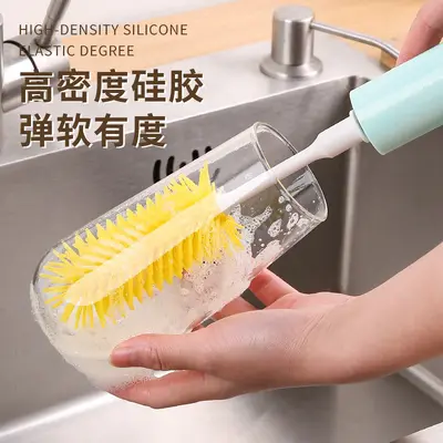 Electric Detachable Sponge Brush Head, Thermos Cup Cleaning Brush - 3