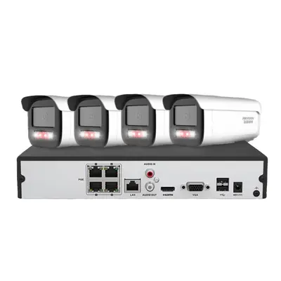 Hikvision POE Camera System, 6 Megapixel, Outdoor