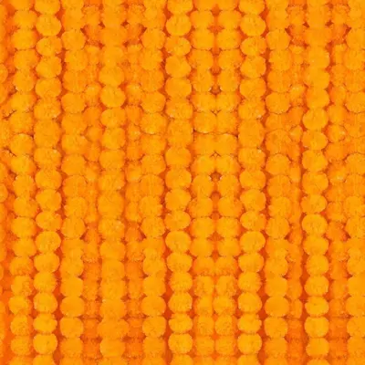 Künstliche Samtblumen-Girlande, Dekoration für Halloween und Tag der Toten