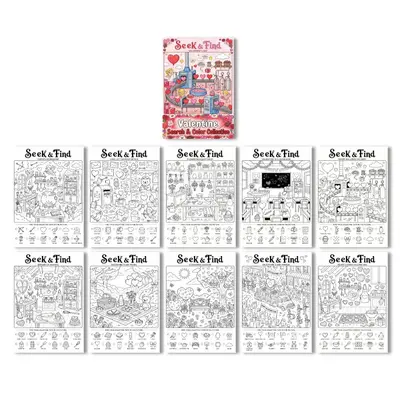 Malposter-Set und Stressabbau-Malbuch - 12