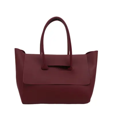 Women's Single-Shoulder Underarm Bag, Large Capacity, Solid Color - 10