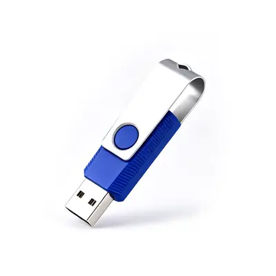 T-Type Rotating USB Flash Drive Metal Thumb Drive Foreign Trade Cross-Border In-Stock Office Gift High Capacity High Speed Wholesale USB Stick