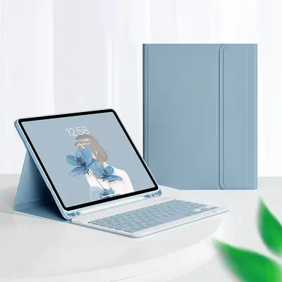 iPad 10th Gen Protective Case with Detachable Bluetooth Keyboard, A16, Pen Slot - 13