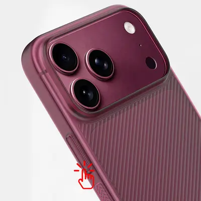 PP Phone Case for iPhone 18 Pro Max, Wave Pattern, Non-Yellowing