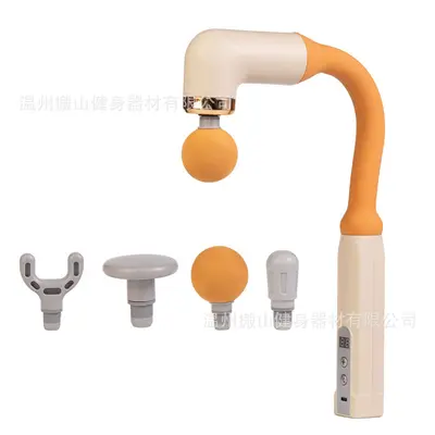 Gekrümmter Kopf Langgriff Rückenmassagepistole - 7