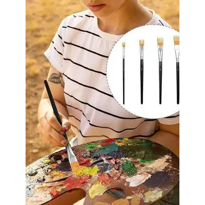 Ressam fırçası seti, su rengi, yağlı boya, akrilik, çeşitli boylar