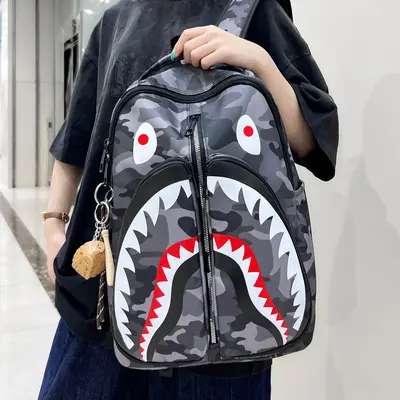 Kişisel stil sırt çantası, büyük kapasiteli, trendy, üniversite öğrencisi
