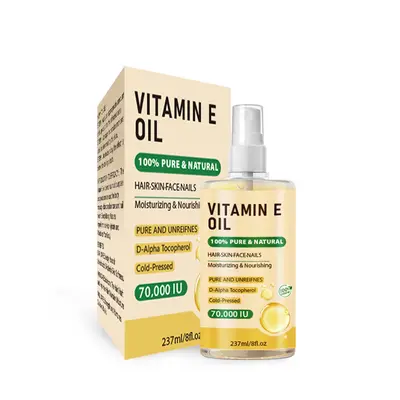 Vitamin E Oil for Body Massage and Hair Care, Moisturizing