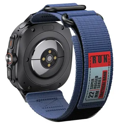 Garmin 22 mm Uyumlu Naylon Örgü Cırtlı Kordon, Huawei GT ve Samsung, 255/265