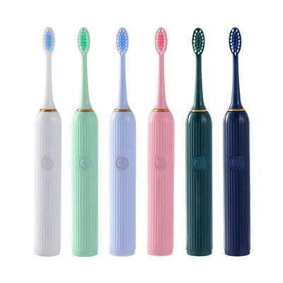 Adult Battery Electric Toothbrush, Ultra-Fine Nylon Bristles, Couple Set