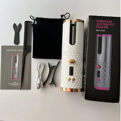 Sınır ötesi USB saç maşası/kablosuz kıvırma şarj edilebilir sınır ötesi çok satan otomatik saç maşası tembel kıvırma hediyesi - 9