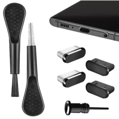 USB-C toz fişi seti 4 adet, temizleyici