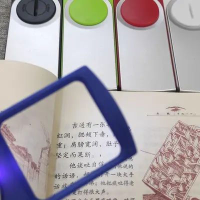 Handheld cross-border magnifier for the elderly to read newspapers, student lab equipment, acrylic mirror, office learning stationery supplies