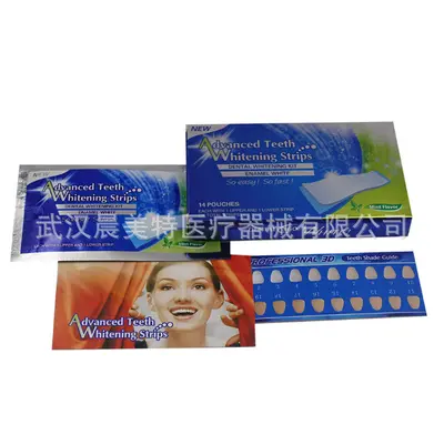 现货Advanced Teeth whitening strips美牙牙贴  去黄14对装