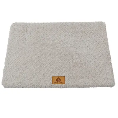 Washable Plush Dog Bed, Warm Winter Mat with Foam Egg-Crate Padding - 10