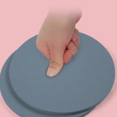10mm Thick TPE Plank Exercise Mat with Anti-Slip Knee Pad