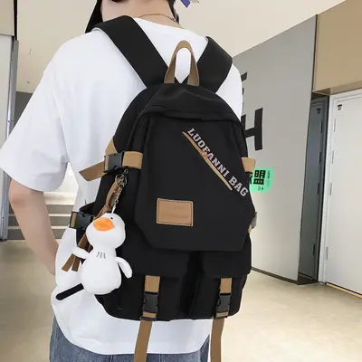 Women's Daily Backpack, Student Style, Large Capacity - 5