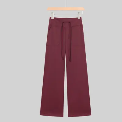 LULU Throwback Still kadın yüksek bel düz paça yoga pantolonu, büzgülü, kalça kaldırıcı - 12