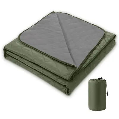 Waterproof Foldable Camping Picnic Blanket, Thickened Fleece - 10