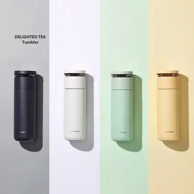 Lock&Lock LHC4285 Thermal Mug, 316 Stainless Steel, Tea Infuser, Portable
