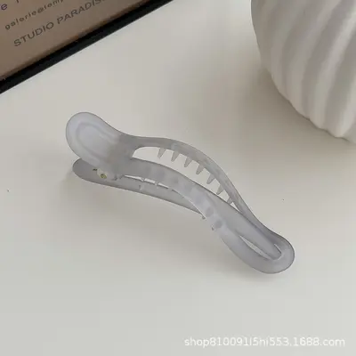 Kore INS buzlu ördek gagası klipsi kadınlar için büyük saç tokası, kafanın arkası için büyük saç tokası, küçük saç tokası, saç pençe tokası, büyük pençe tokası. - 8